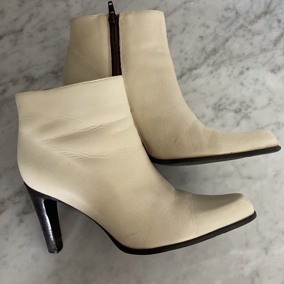Nine West Renya Cream Ankle Boots - Picture 8 of 14